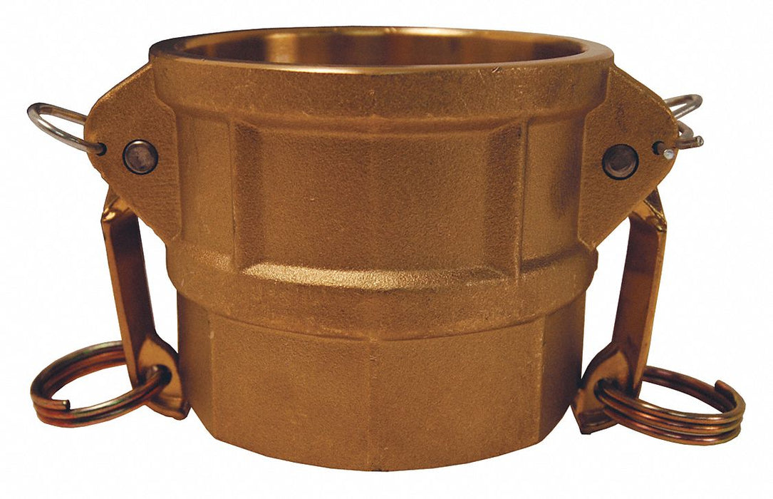 Cam and Groove Coupling 1-1/4 Brass