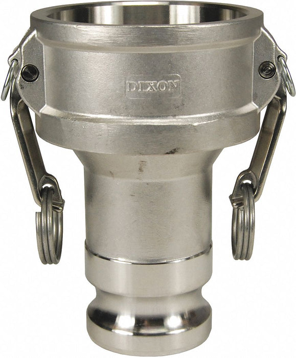 Cam and Groove Adapter 2  3 316 SS