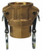 Cam and Groove Coupling 1/2 Brass