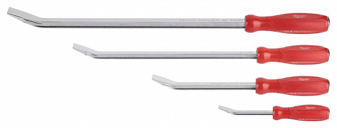 Pry Bar Set 4 pcs. 8 /12 /18 /24 L