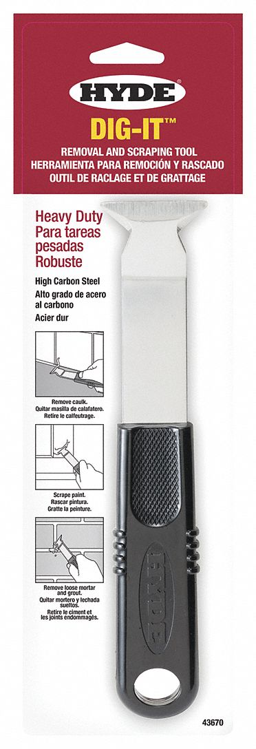 Scraper Bevel Carbon Steel 3 3/8 W