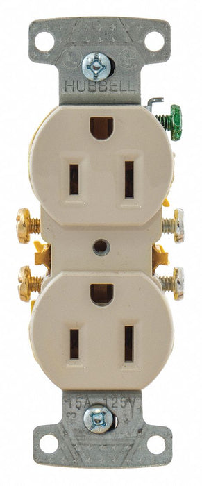 Receptacle 125VAC 15A Light Almond
