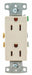 Receptacle 125VAC 15A Light Almond