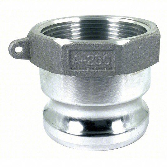 Cam and Groove Adapter 2-1/2 Aluminum