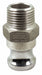Cam and Groove Adapter 1/2 Aluminum