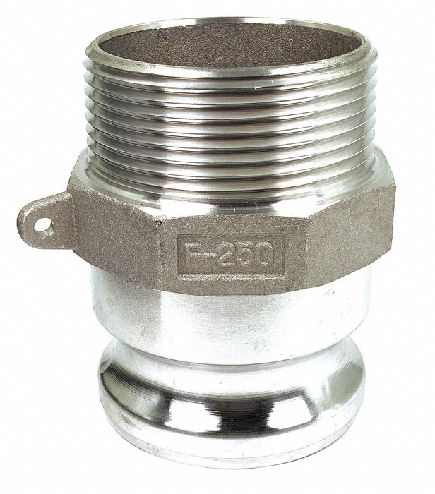 Cam and Groove Adapter 2-1/2 Aluminum