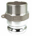 Cam and Groove Adapter 2-1/2 Aluminum