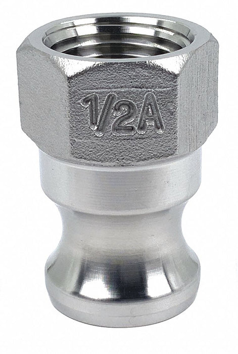 Cam and Groove Adapter 1/2 316 SS