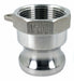 Cam and Groove Adapter 1-1/4 316 SS