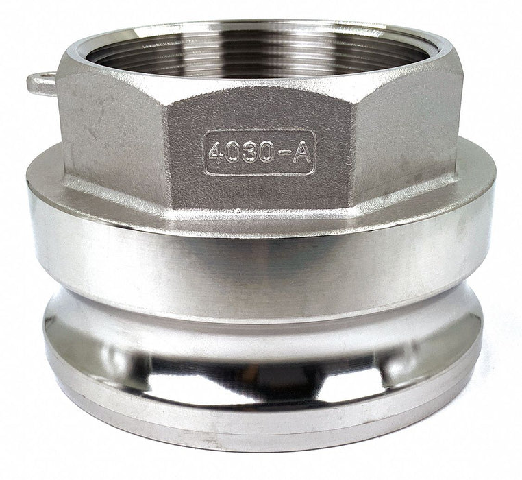 Cam and Groove Adapter 4 316 SS