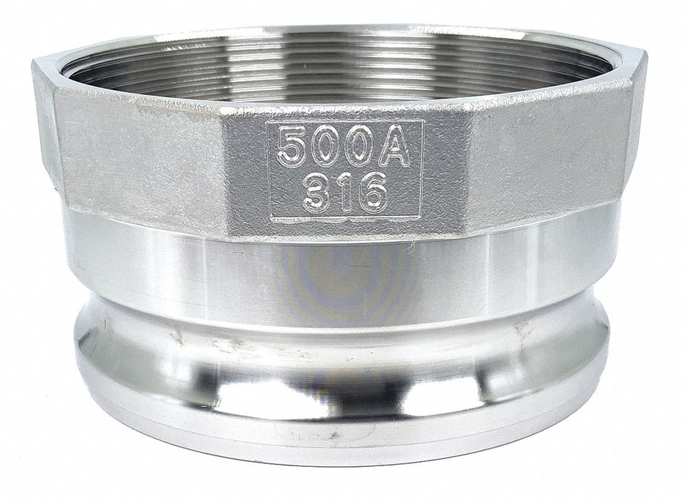 Cam and Groove Adapter 5 316 SS
