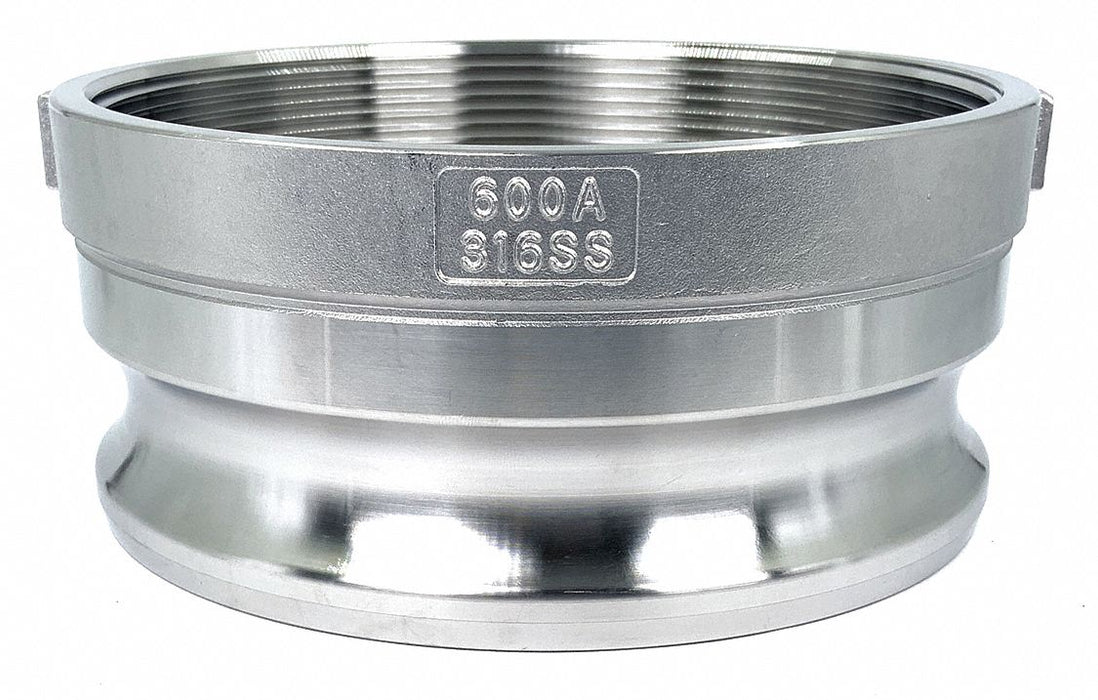 Cam and Groove Adapter 6 316 SS