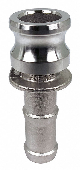 Cam and Groove Adapter 3/4 316 SS
