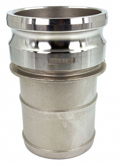 Cam and Groove Adapter 4 316 SS
