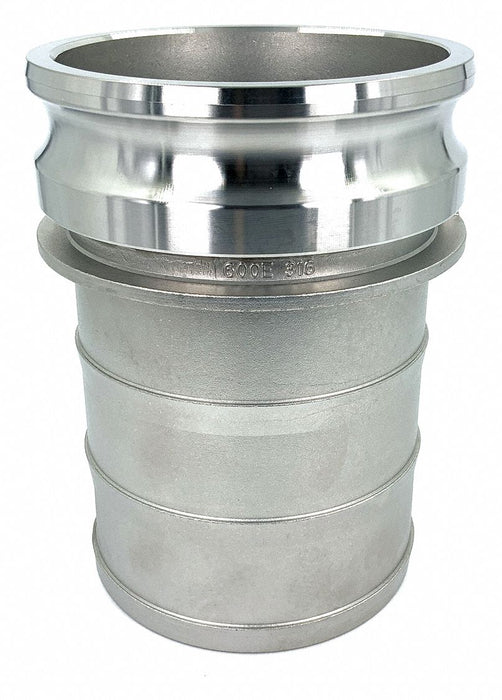 Cam and Groove Adapter 6 316 SS