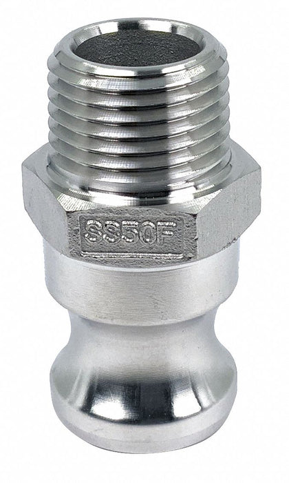Cam and Groove Adapter 1/2 316 SS