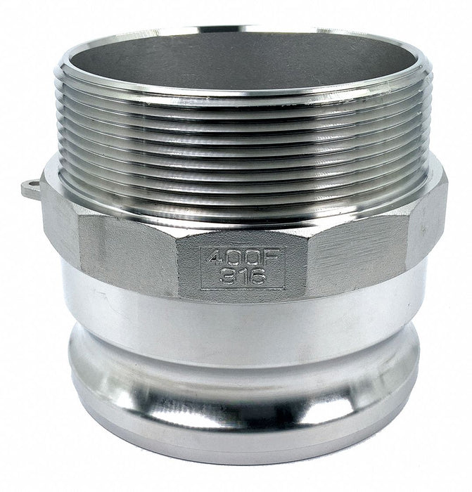 Cam and Groove Adapter 4 316 SS