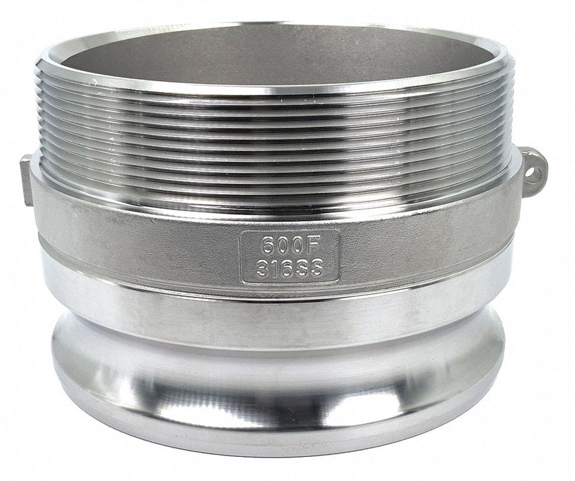 Cam and Groove Adapter 6 316 SS
