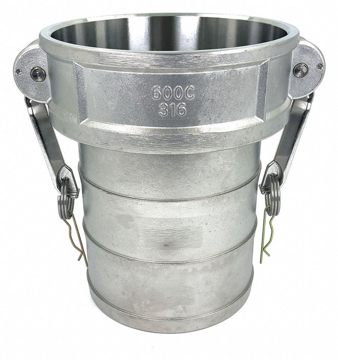 Cam and Groove Coupling 6 316 SS