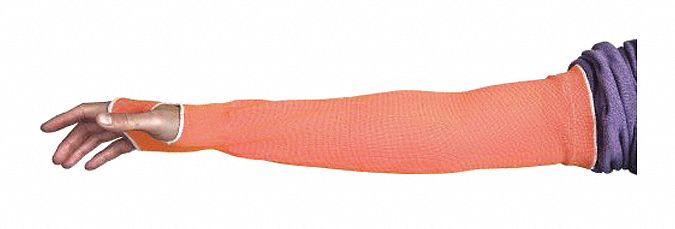 Cut-Resistant Sleeve XL Hi-Vis Orange PR