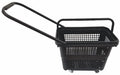 Rolling Hand Basket PP Black 14 11/64 in