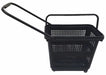 Rolling Hand Basket PP Black 18 1/2 in