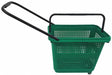 Rolling Hand Basket PP Green 18 1/2 in