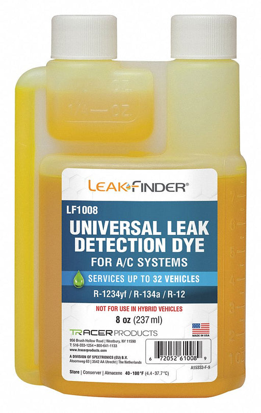 UV Leak Detection Dye 8 oz Size