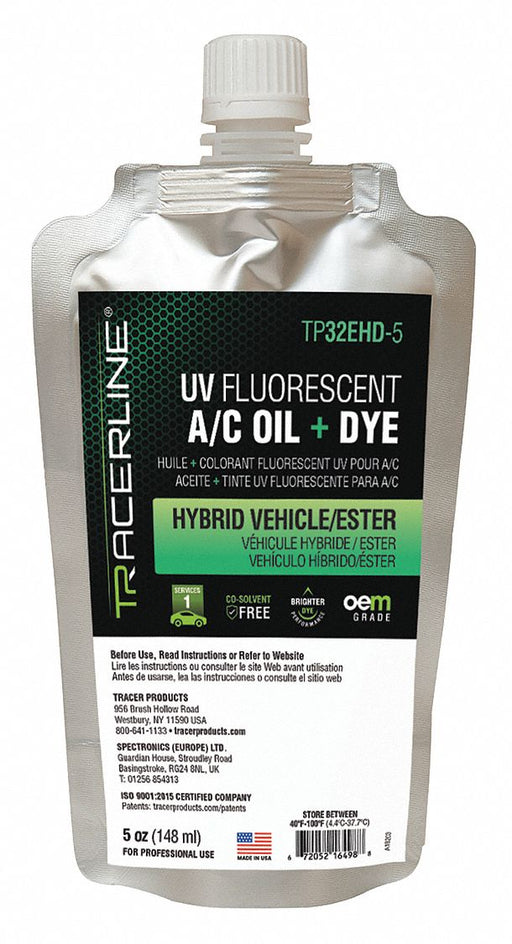 UV Leak Detection Dye 5 oz Size