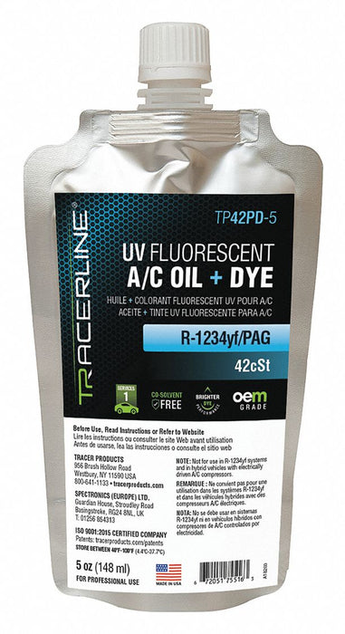 UV Leak Detection Dye 5 oz Size