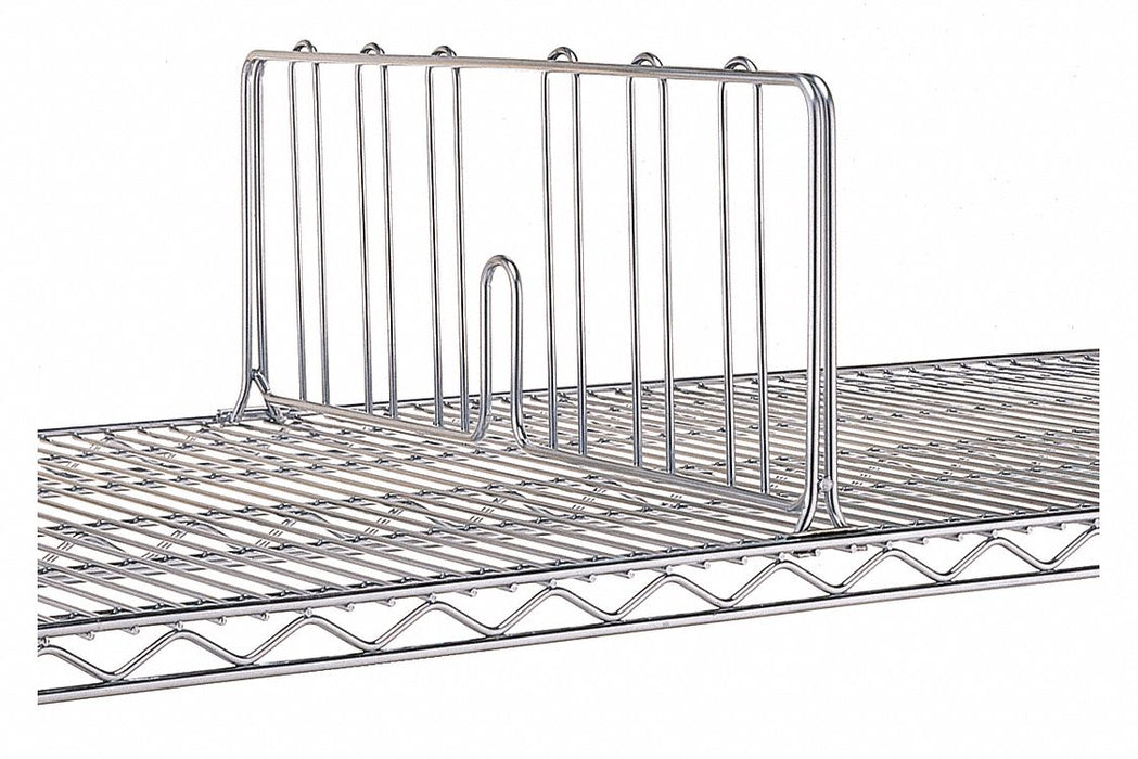 Wire Shelf Dividers 24inx8inx1in StnlStl