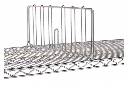 Wire Shelf Dividers 24inx8inx1in StnlStl