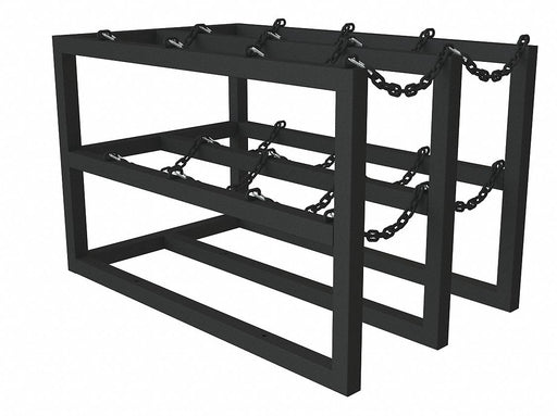 Gas Cylinder Rack Steel Tubing 48 D