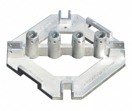 Guard Rail Mounting Bracket Silver