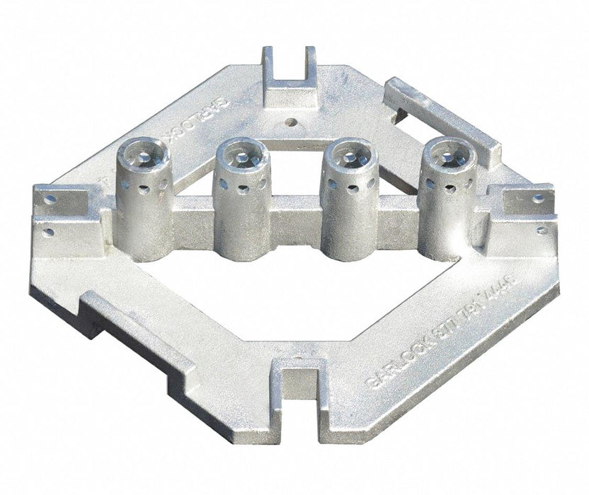Guard Rail Mounting Bracket Silver