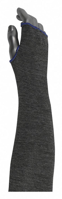 Cut-Resistant Sleeve Gray Knit Cuff