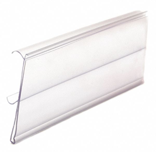 Label Holder Clear Slide-In PK25