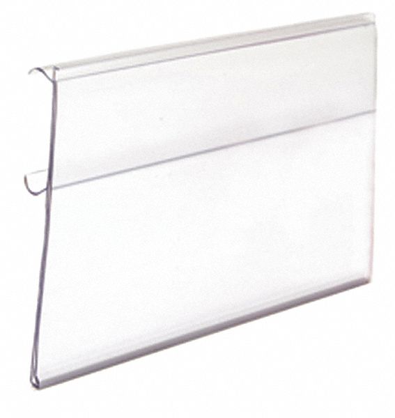 Label Holder Clear Slide-In PK12