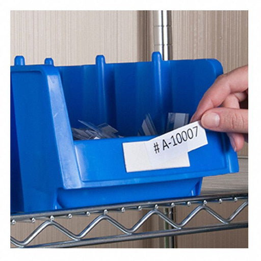 LabelHolder 3inL 0.75inW White PK25