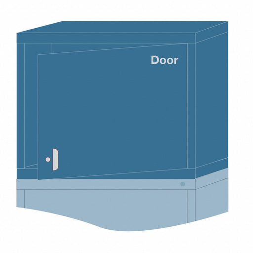 ModShelfCab 26 3/4 x30 x28 Blue 2Shlv