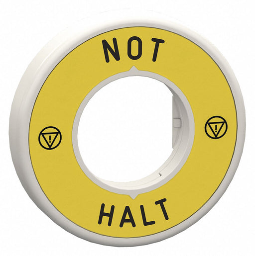 LegendRing Not-Halt Black/Yellow Round