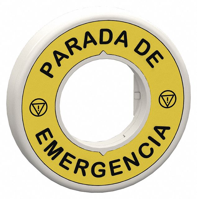LegndRing PardaDeEmergncia Blk/Ylw Round