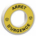 LegendRing ArretD Urgence Blk/Ylw Round