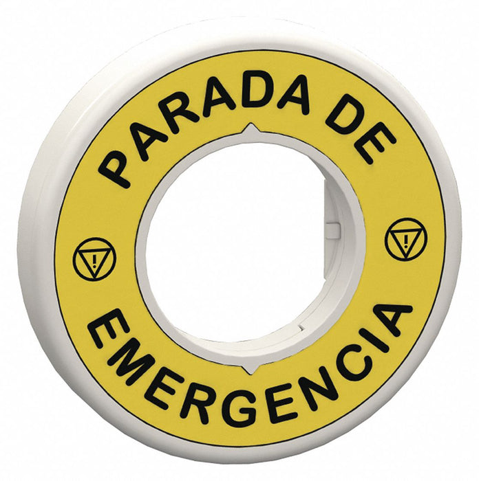 LegndRing PardaDeEmergncia Blk/Ylw Round