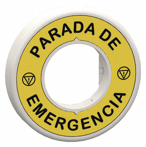 LegndRing PardaDeEmergncia Blk/Ylw Round