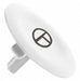 Push Button Head Marked 22mm White