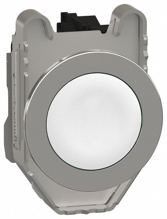 FlushPushButtonOperator NonIllum Wht 1NO
