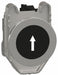 FlushPushButtonOperator NonIllum Blk 1NO