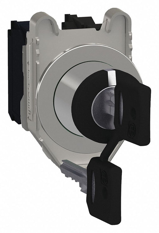 SelectorSwitch Keyed 3Pos 30mm Black
