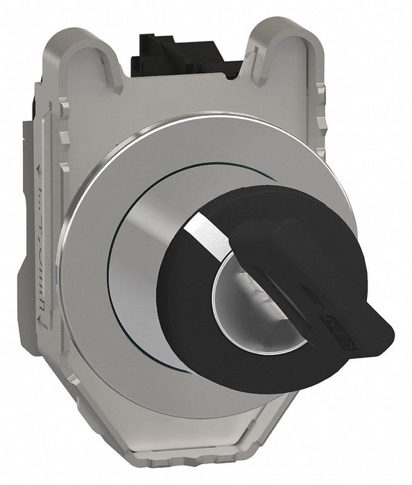 SelectorSwitch Keyed 2Pos 30mm Black